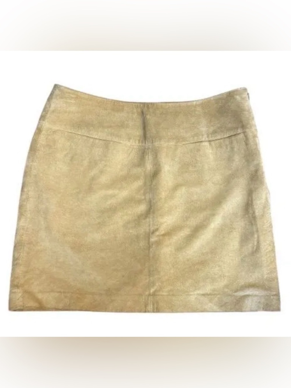 Y2K Mossimo Genuine Leather Suede Mini Skirt